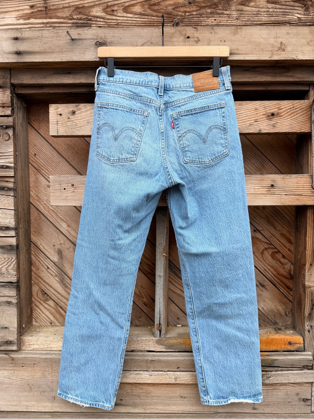 Levi's WEDGIE STRAIGHT Women’s Light Blue Straight-Leg Jeans